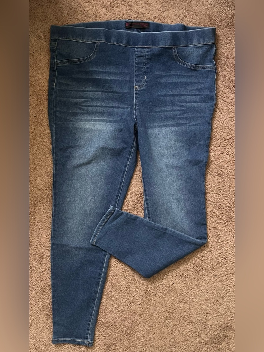 No Boundaries Women's Blue Stretch Denim Jeggings